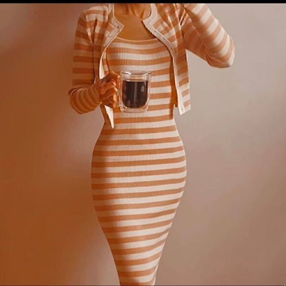 ZARA striped knit jacket 2298/015 - Picture 7 of 9